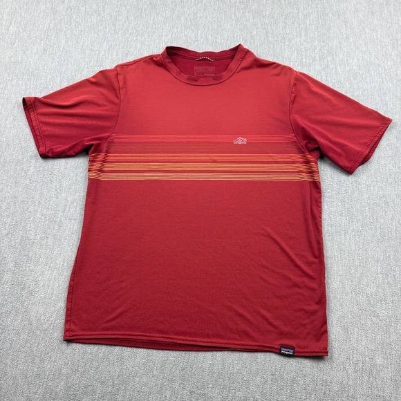 Patagonia Other - Patagonia T Shirt Mens Small Red Capilene Cool Daily Stretch Performance Tee